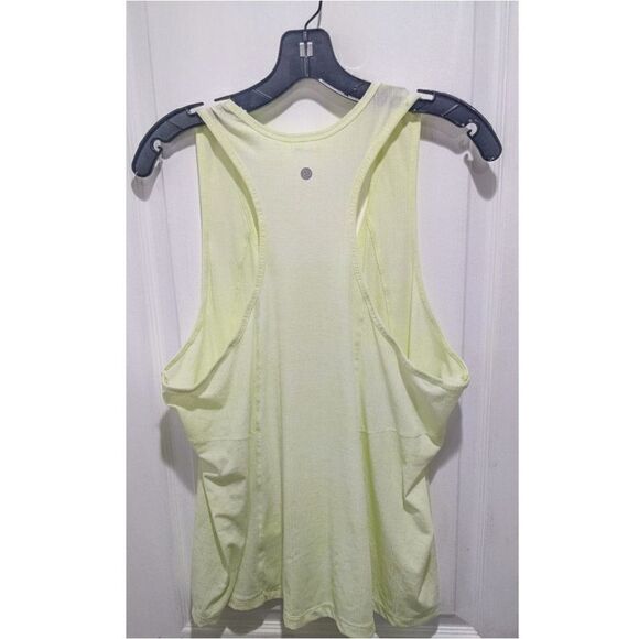 New nordstrom zella | swing it burnout tank in green finch - Picture 3 of 8